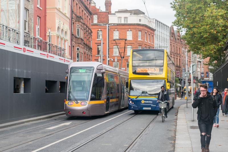 Dublin bus and Luas