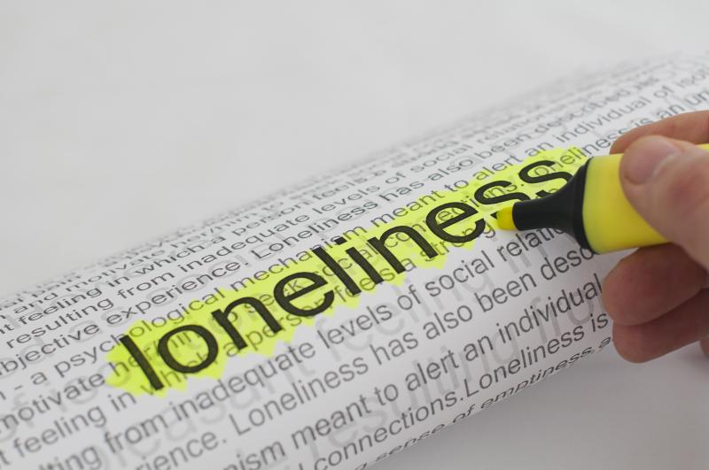 Word loneliness highlighted